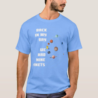 Nine Planets Rymden Science Astronomer Premiu T Shirt
