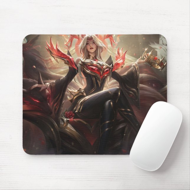 Nine Svan Fox Mousepad | Anpassade Mousepad Musmatta (Med mus)