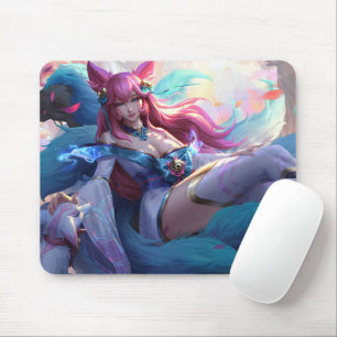 Nine Svan Fox Mousepad Anpassade Mousepad Musmatta