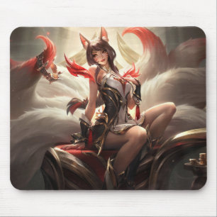 Nine Svan Fox Mousepad Anpassade Mousepad Musmatta