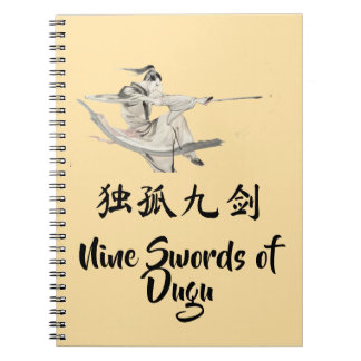 Nine Swords of Dugu Notebook Anteckningsbok