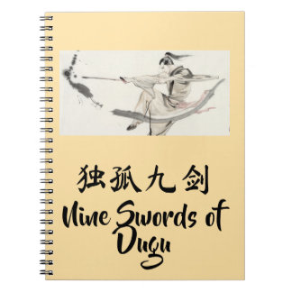 Nine Swords of Dugu Notebook Anteckningsbok