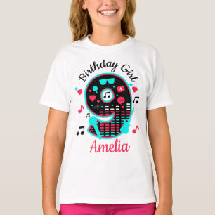 Nineth Birthday Girl Music 99 T Shirt