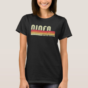 NINFA Namn Personlig Retro Vintage 80S 90S Birt T Shirt