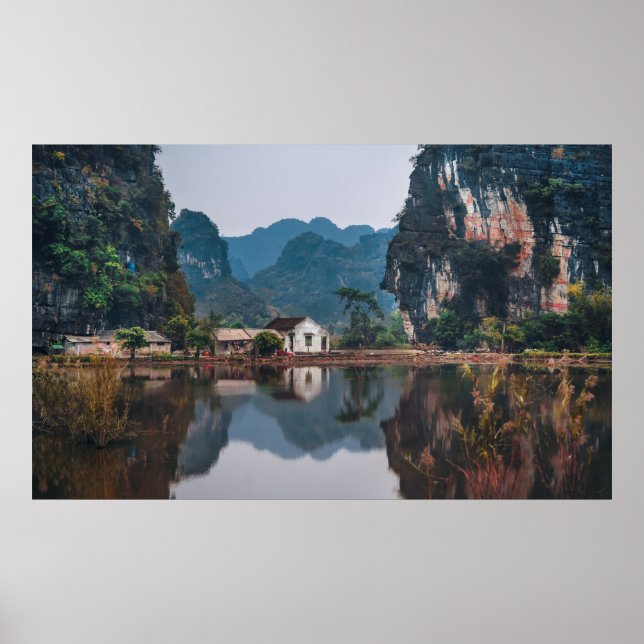 NINH BINH, RED RIVER DELTA, VIETNAM POSTER (Framsidan)