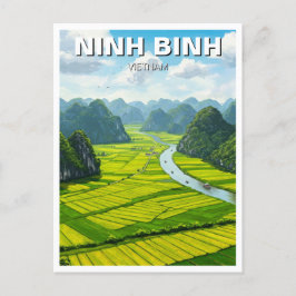 Ninh Binh Vietnam Travel Vykort