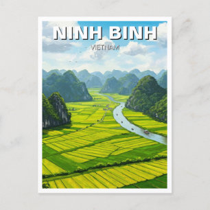 Ninh Binh Vietnam Travel Vykort