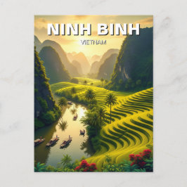 Ninh Binh Vietnam Travel Vykort