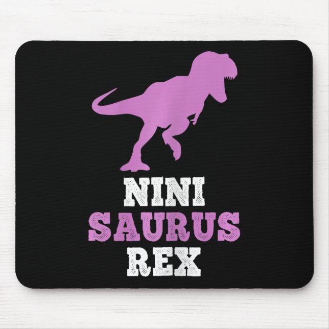 Nini-saurus Rex Dino Dinosaurie Ninisaurus Rolig  Musmatta (Framsidan)