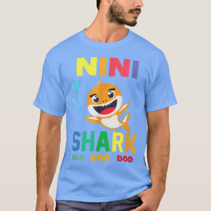 Nini Shark Nini Shark Älskare Family Mors dag595 T Shirt