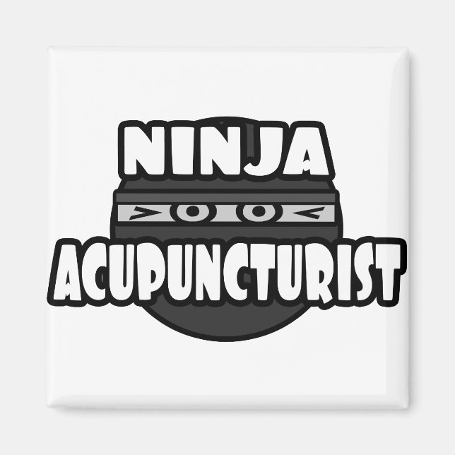 Ninja Acupuncturist Magnet (Framsidan)