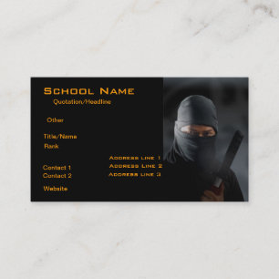 Ninja Affärskort Visitkort