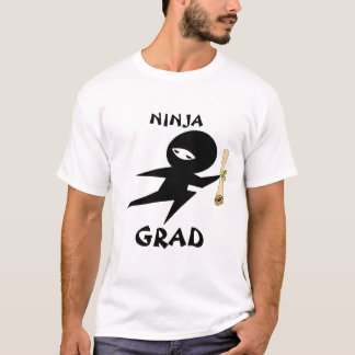 Ninja akademiker utslagsplatsskjorta t-shirt