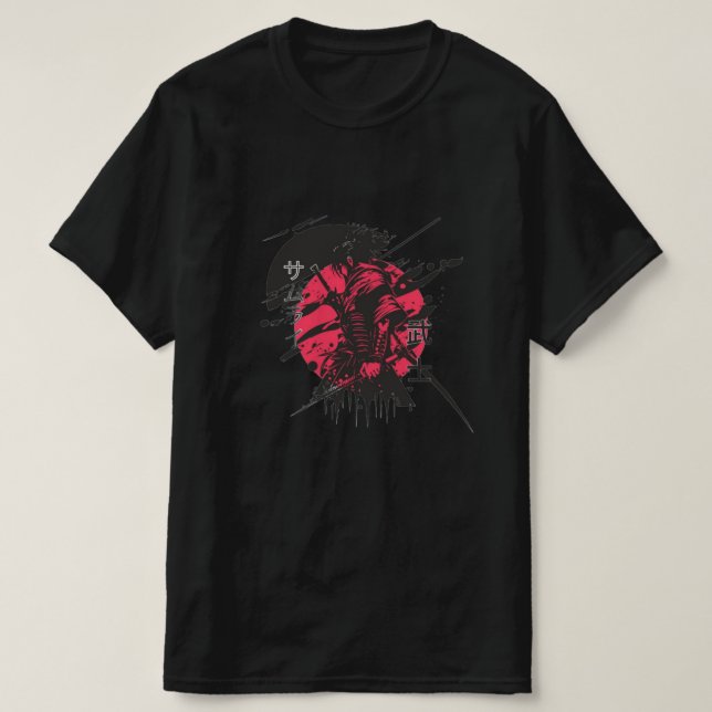 Ninja anime t-shirt (Design framsida)