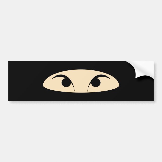 Ninja Ansikte Bildekal (Framsidan)