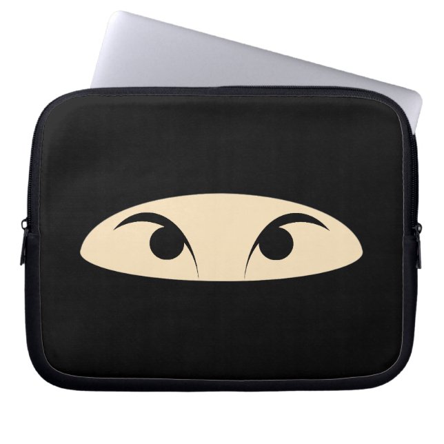 Ninja ansikte laptop fodral (Framsidan)