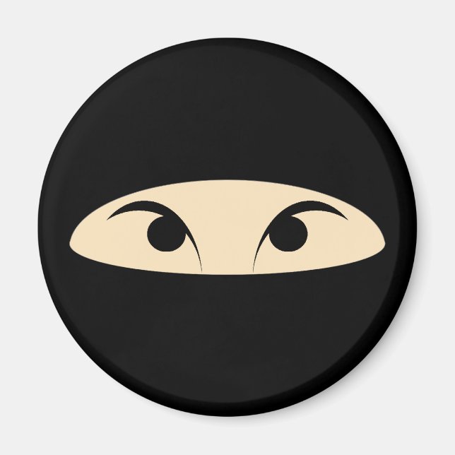 Ninja Ansikte Magnet (Framsidan)
