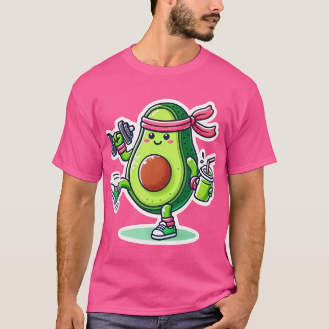 Ninja Avocado T-Shirt (Framsida)