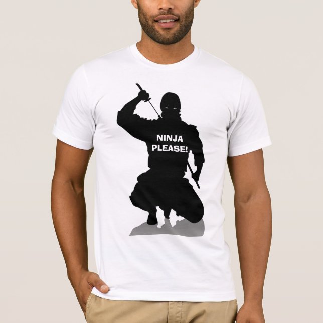 Ninja behar! T-tröja T-shirt (Framsida)