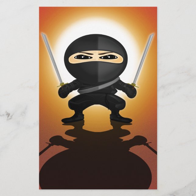 Ninja Boy Brevpapper (Framsida)