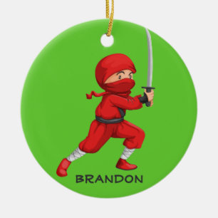 Ninja Boy Design Ornament