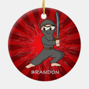 Ninja Boy Design Ornament
