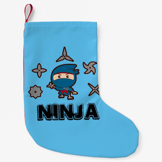 Ninja Boy Liten Julstrumpa (Framsidan)