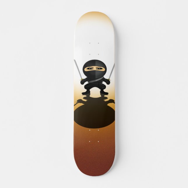 Ninja Boy Mini Skateboard Bräda 18,5 Cm (Framsida)