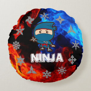 Ninja Boy Rund Kudde