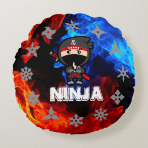 Ninja Boy Rund Kudde