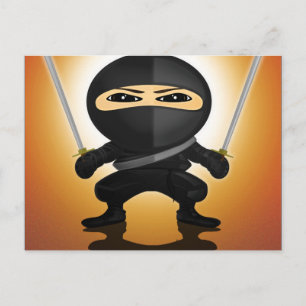 Ninja Boy Vykort