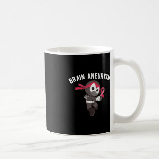 Ninja Brain Aneurysm Awareness Martial Arts Ninjut Kaffemugg