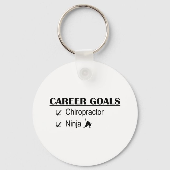 Ninja Career Goals - Chiropractor Nyckelring (Framsida)