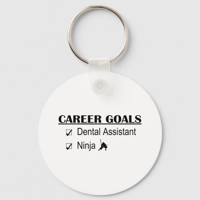 Ninja Career Goals - Dental Assistant Nyckelring (Framsida)