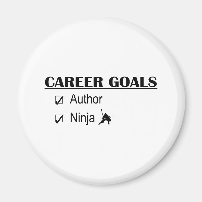 Ninja Career Goals - Frågeställare Magnet (Framsidan)