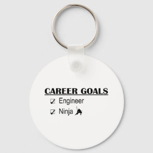 Ninja Career Goals - Ingenjör Nyckelring
