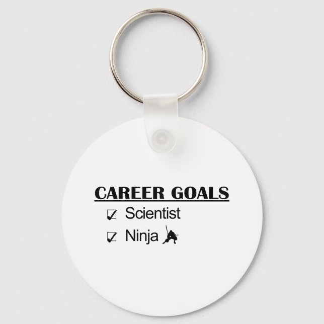 Ninja Career Goals - Scientist Nyckelring (Framsida)