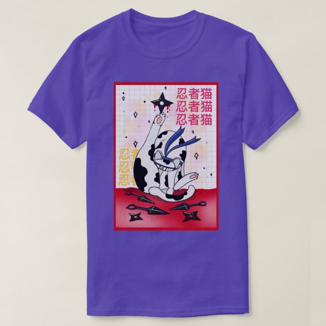 ninja cat1 t shirt (Design framsida)