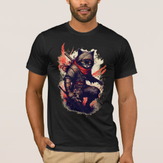 Ninja Cat Hero T Shirt