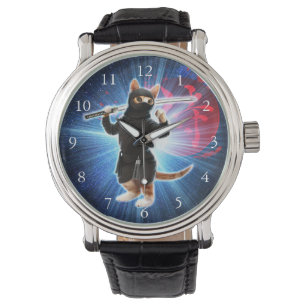 Ninja Cat i rymden. Armbandsur