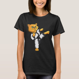 Ninja Cat Karate Martial Arts Taekwondo Cat Owner T Shirt