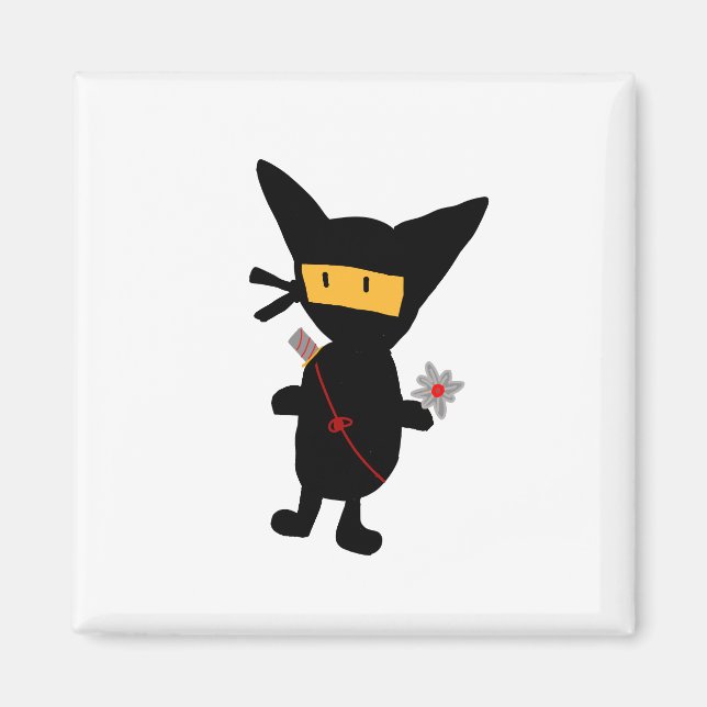 Ninja cat magnet (Framsidan)