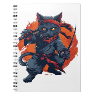 Ninja Cat Stealth Anteckningsbok