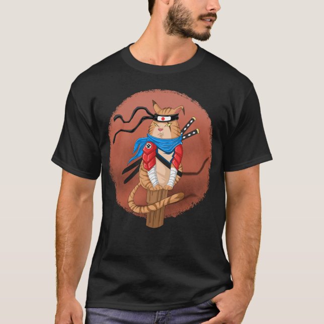 ninja cat t shirt (Framsida)
