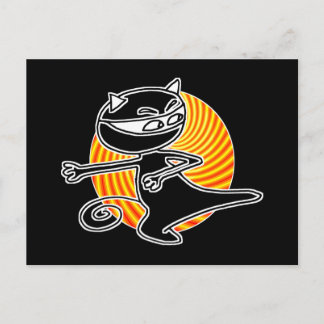 Ninja Cat Vykort