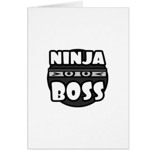 Ninja Chef Hälsningskort
