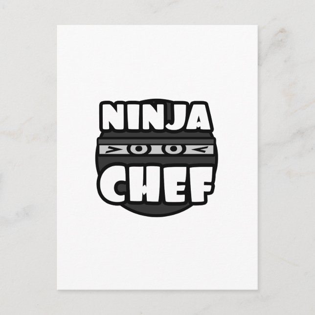 Ninja Chef Vykort (Framsida)