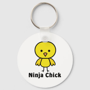 Ninja chick nyckelring