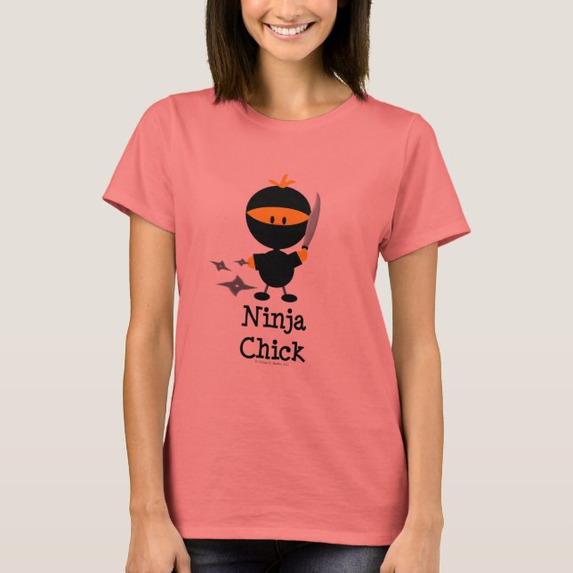 Ninja Chick T-shirt (Framsida)