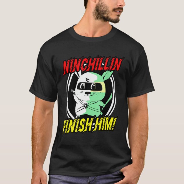 Ninja Chinchilla T Shirt (Framsida)